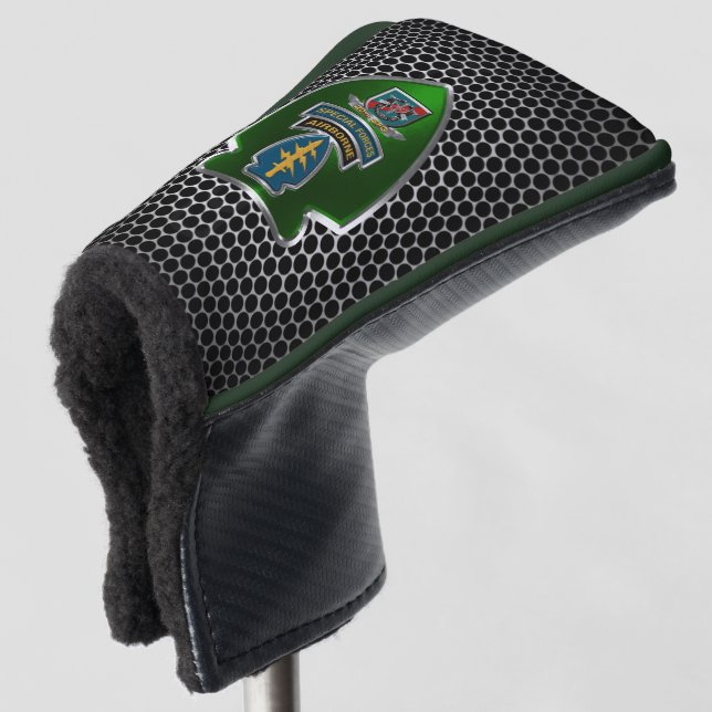 20th Special Forces Group (Airborne) Arrowhead Golf Head Cover (3/4 Front)