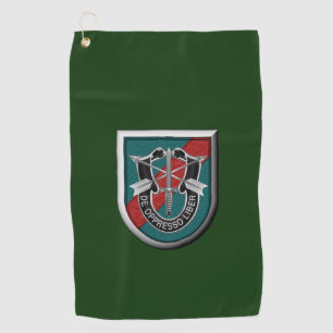 20th Special Forces Group (Airborne) Insignia Golf Towel