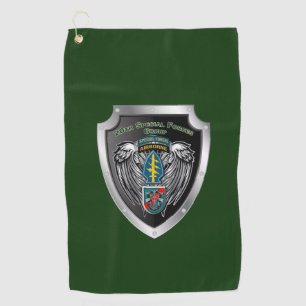 20th Special Forces Group (Airborne) Shield Golf Towel