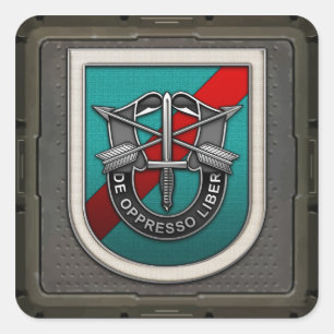 20th Special Forces Group Square Sticker