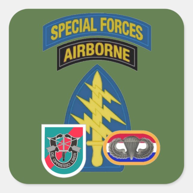 20TH SPECIAL FORCES GROUP STICKERS (Front)