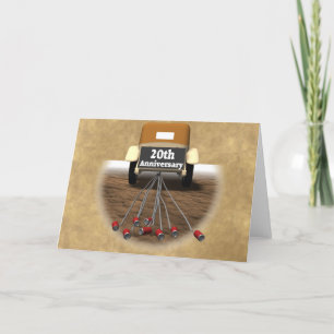 20th Wedding Anniversary Card