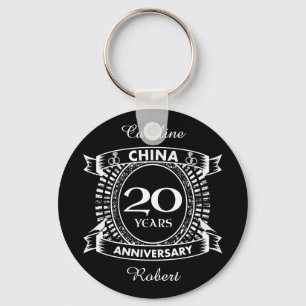 20TH wedding anniversary china Keychain