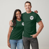 20th Wedding Anniversary Heart Emblem T-Shirt