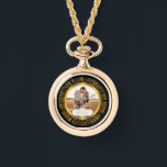 20th Wedding Anniversary Photo Keepsake  Watch<br><div class="desc">The Twentieth Wedding Anniversary is a milestone in any relationship that deserves to be celebrated and what better way than with a keepsake featuring the words "20th Wedding Anniversary" in the round and space in centre for you to personalize with your photo, names and wedding and anniversary dates. Created by...</div>