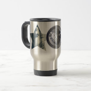 20th Wedding Anniversary Platinum 2 Star Photos Travel Mug