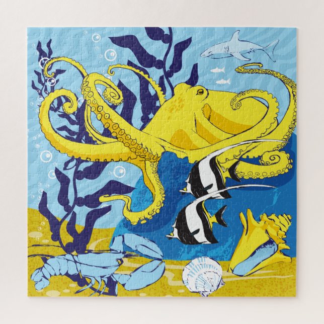 20x20 Ocean Puzzle for Colorblind People (Vertical)