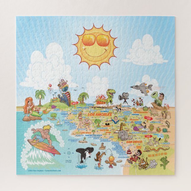 20x20 Southern California Puzzle (Vertical)