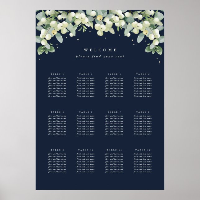20x28" 12 Tableaux de 8 Mariages Poster du tableau (Devant)