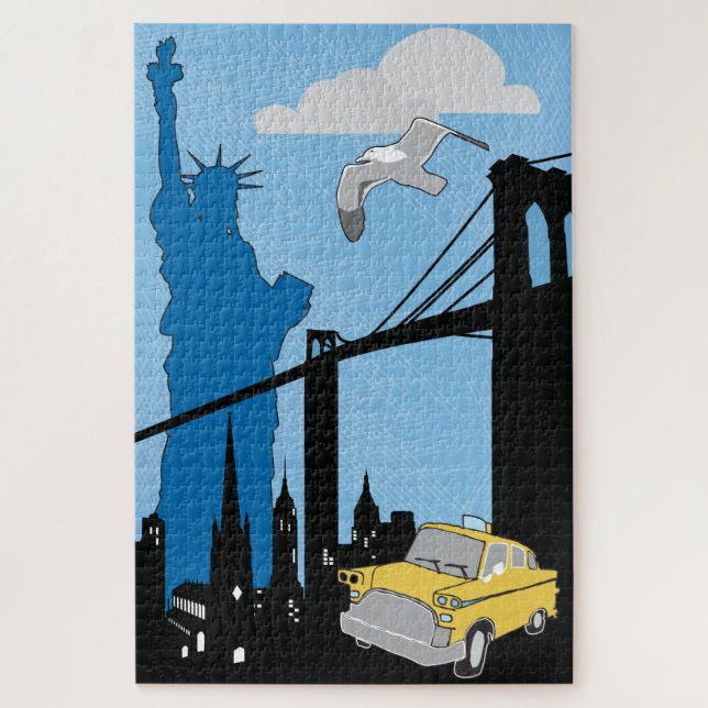 20x30 NY City Puzzle for Colorblind People (Vertical)