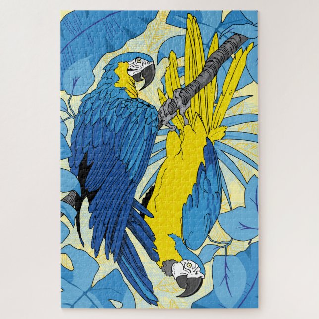 20x30 Parrot Puzzle for Colorblind People (Vertical)