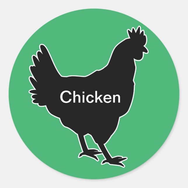 20x Stickers Meal Choice Chicken (Front)
