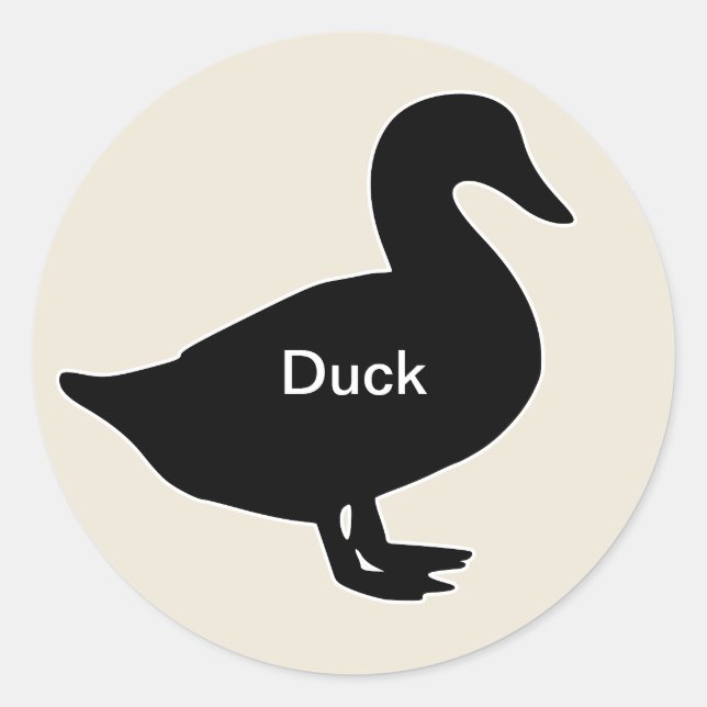 20x Stickers Meal Choice Duck (Front)