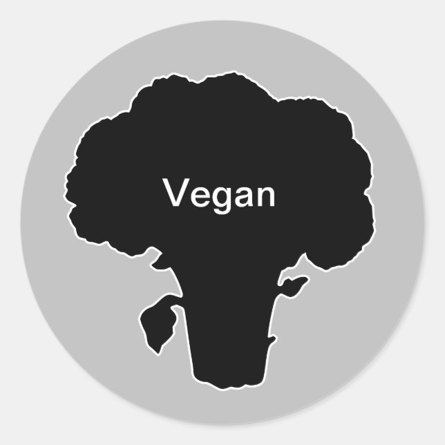 20x Stickers Meal Choice Vegan (Devant)