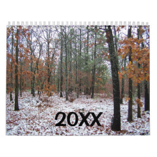 20XX Calendrier de la faune des cerfs et des ours