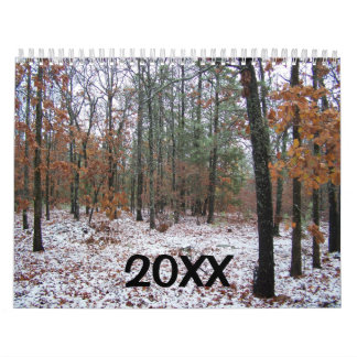 20XX Calendrier de la faune des cerfs et des ours 