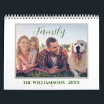 20XX CIY Family Photo Editable Wall Calendar<br><div class="desc">This is your 20XX Custom Photo Calendar | Editable Year Text Calendar. Two pages per month, wall hanging. You'll enjoy the photos and the calendar space to write. Add your family photos or make a personalized calendar gift for your friends and family members. Easily add images and make it perfect...</div>