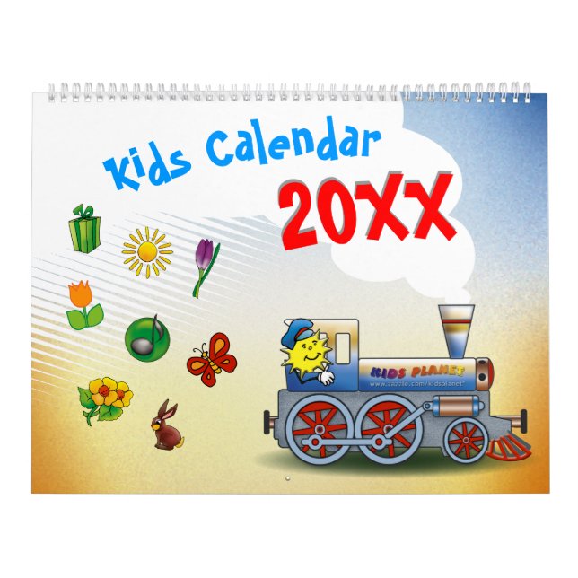 20XX - Colorful Kids Calendar (Cover)