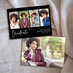 20XX Graduate Multi-Photo Open House Invitation
