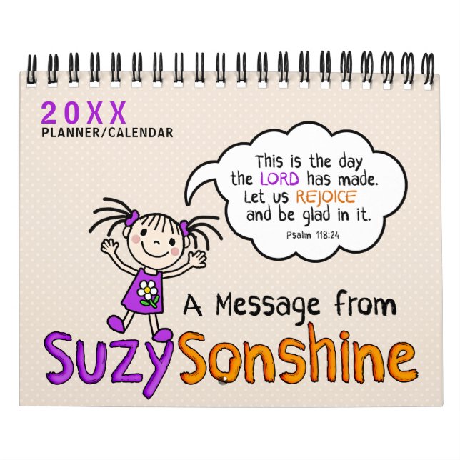 20XX Inspirational Bible Scriptures of JOY Planner Calendar (Cover)