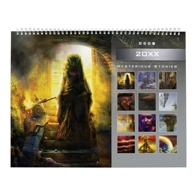 20XX Mysterious Stories (4) - Huge Wall Calendar (Cover)