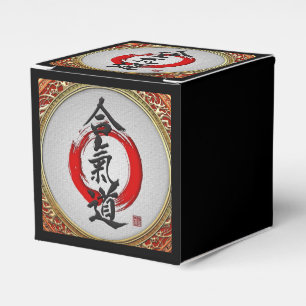 [210] Japanese calligraphy - Aikido Favor Box