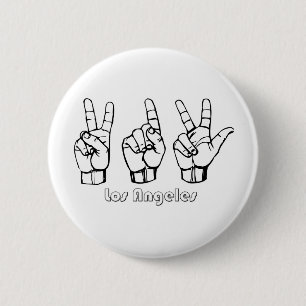 213 -- Los-Angeles 2 Inch Round Button