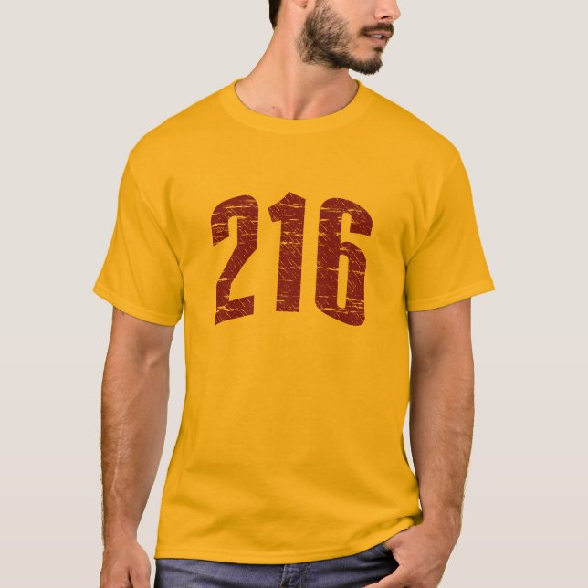 216 (Area Code) T-shirt (Front)