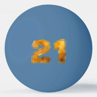 21 21st birthday ping pong ball