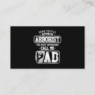 21.Arborist for a Tree trimmer Business Card