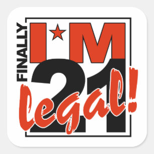 21 & autocollants LEGAL