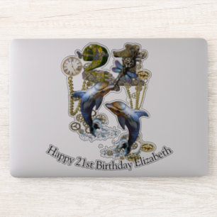 21 Birthday customization Sticker
