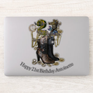 21 Birthday customization Sticker