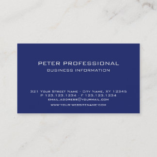 21 Carte de visite professionnel moderne ultramari
