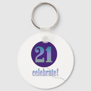 21 Celebrate Keychain