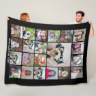 21 Photo Collage - Grid with extra Text - black