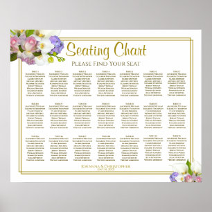 21 Tableau Mariage Pastel Floral