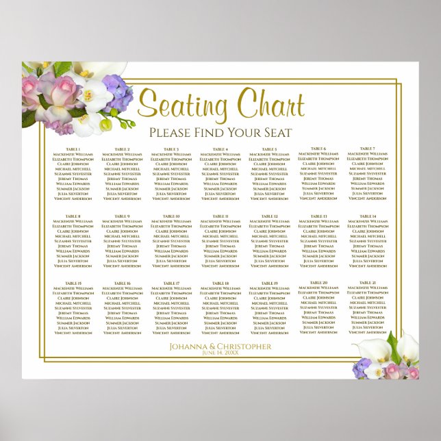 21 Tableau Mariage Pastel Floral (Devant)
