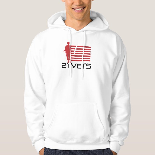 21 Vets Sweat - shirt à capuche (Devant)