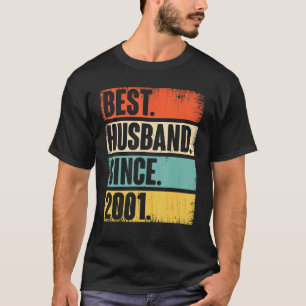 21 Wedding Aniversary For Him Best Husband Since T-Shirt