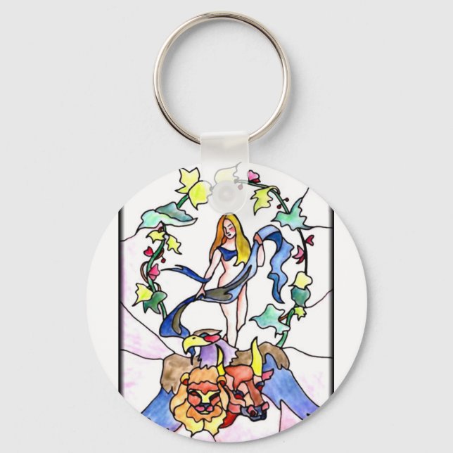 21 - World Keychain (Front)