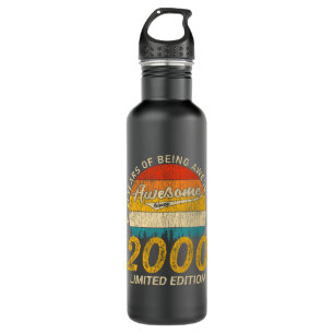 21 Year Old Bday 2000 Awesome Since 21st Birthday 710 Ml Water Bottle