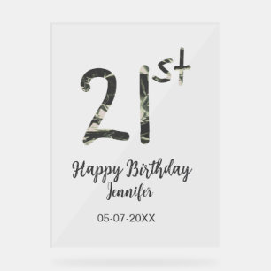 21e anniversaire ajouter nom date année noire modè