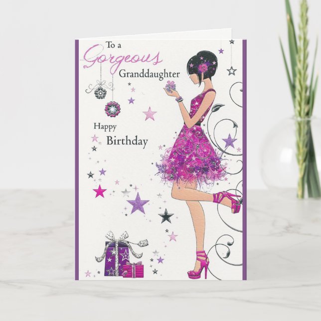 21e Anniversaire Carte violette (Devant)