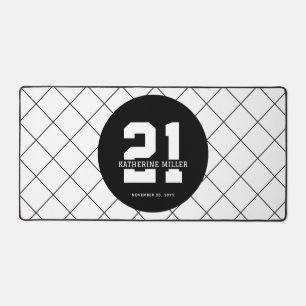 21e anniversaire personnalisé Moderne et élégant