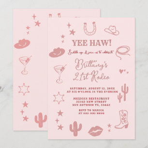 21e Invitation de la fête d'anniversaire du Ranch 