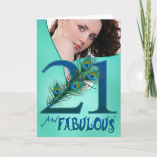 21ème Cartes de modèle d'anniversaire