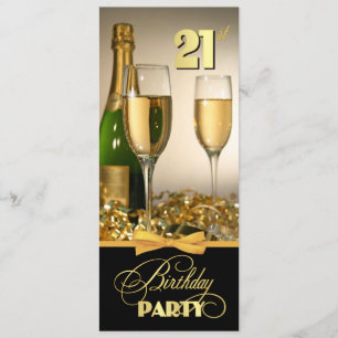 21èmes invitations élégantes de fête