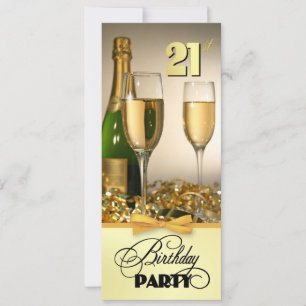 21èmes invitations élégantes de fête