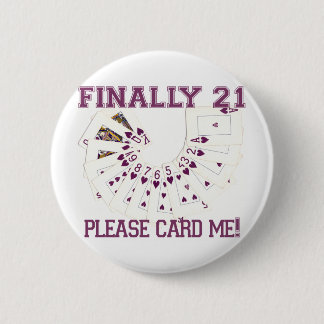 21st Birthday 2 Inch Round Button